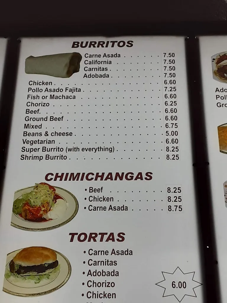 Menu_Adalberto's Mexican Food Restaurant_Orangevale, CA_image_old_3