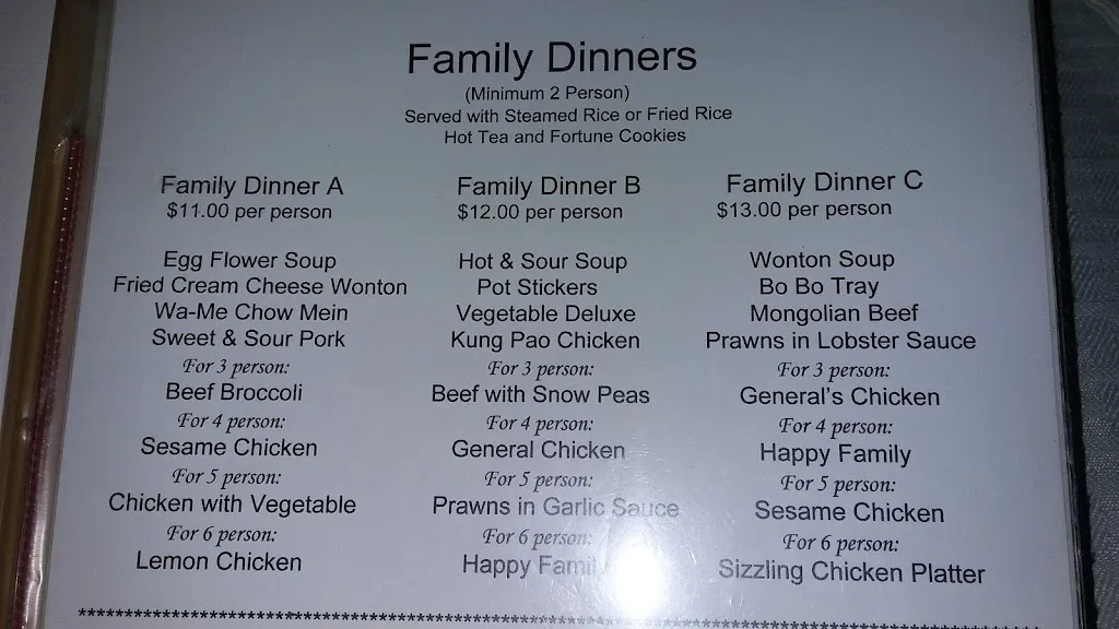 Wa-Me Chinese Restaurant restaurant in Orangevale, CA