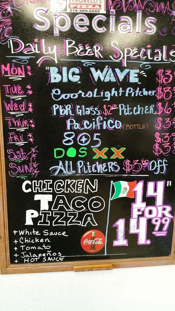 Menu_Strobelli's Pizza_Orangevale, CA_image_old_1