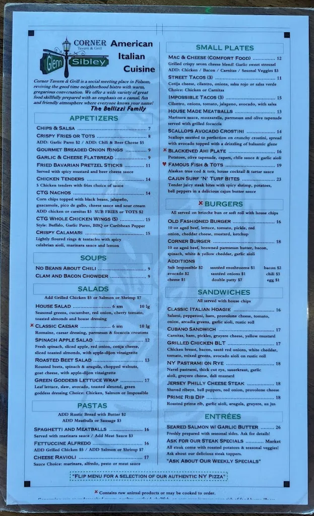 Menu_Corner Tavern & Grill_Folsom, CA_image_old_3