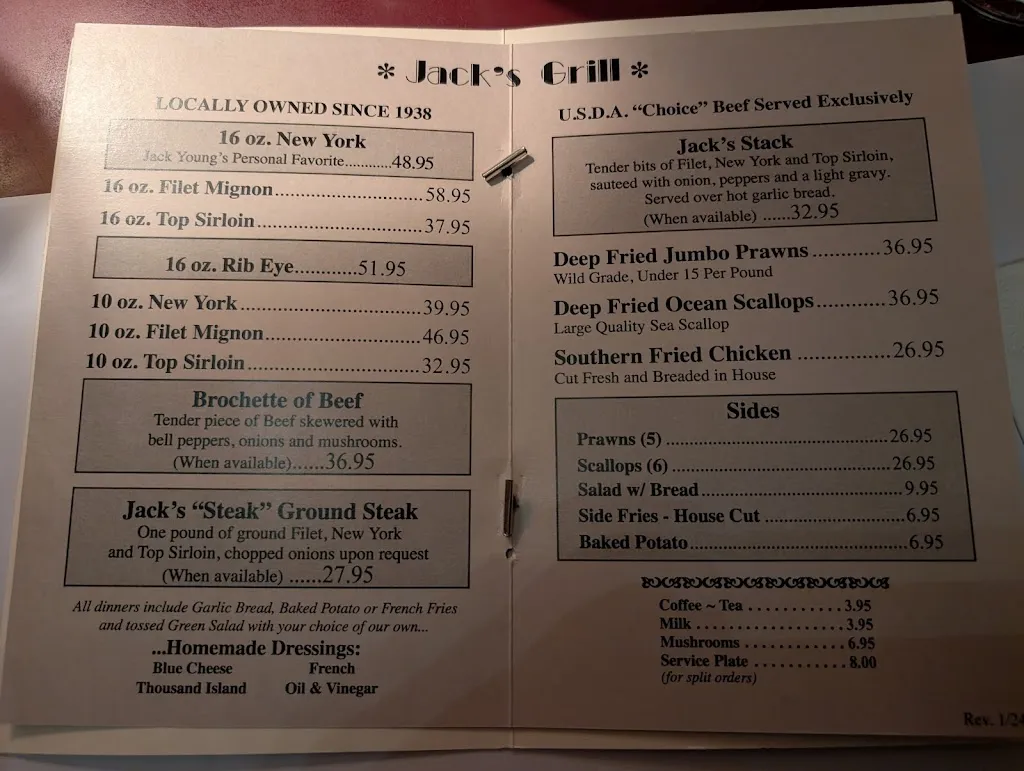Menu_Jack's Grill_Redding, CA_image_old_3