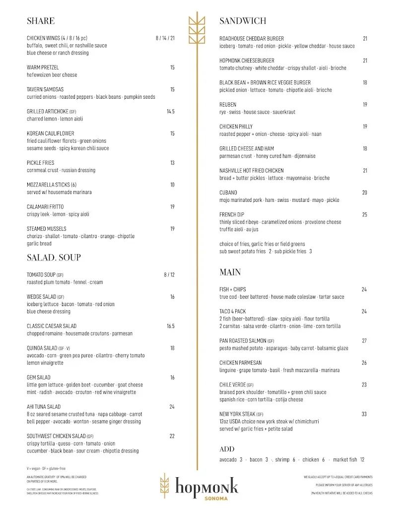 Menu_HopMonk Tavern Sonoma_Sonoma, CA_image_old_2