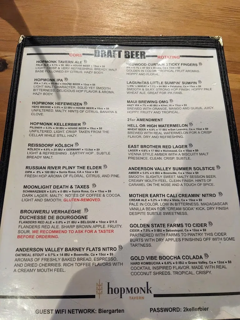 Menu_HopMonk Tavern Sonoma_Sonoma, CA_image_old_3