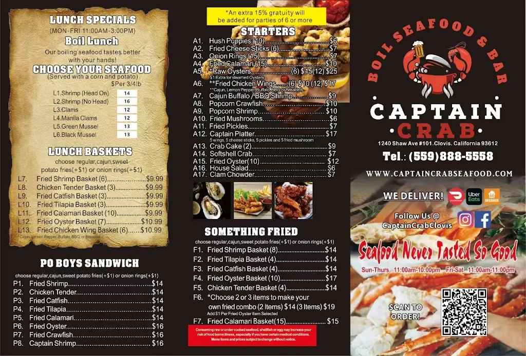 Menu_Captain Crab_Clovis, CA_image_old_2