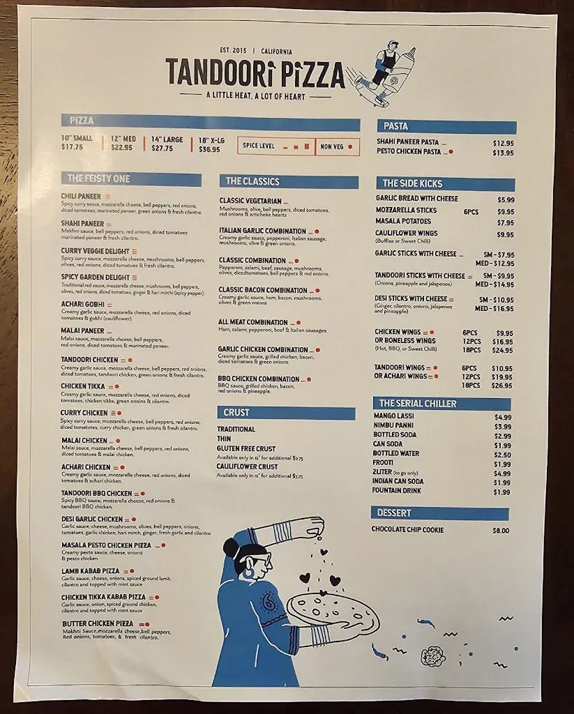Menu_Tandoori Pizza - Clovis_Clovis, CA_image_old_2