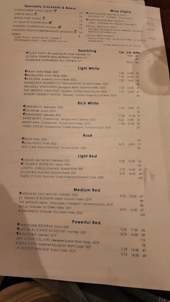 Menu_LaSalette Restaurant_Sonoma, CA_image_old_1