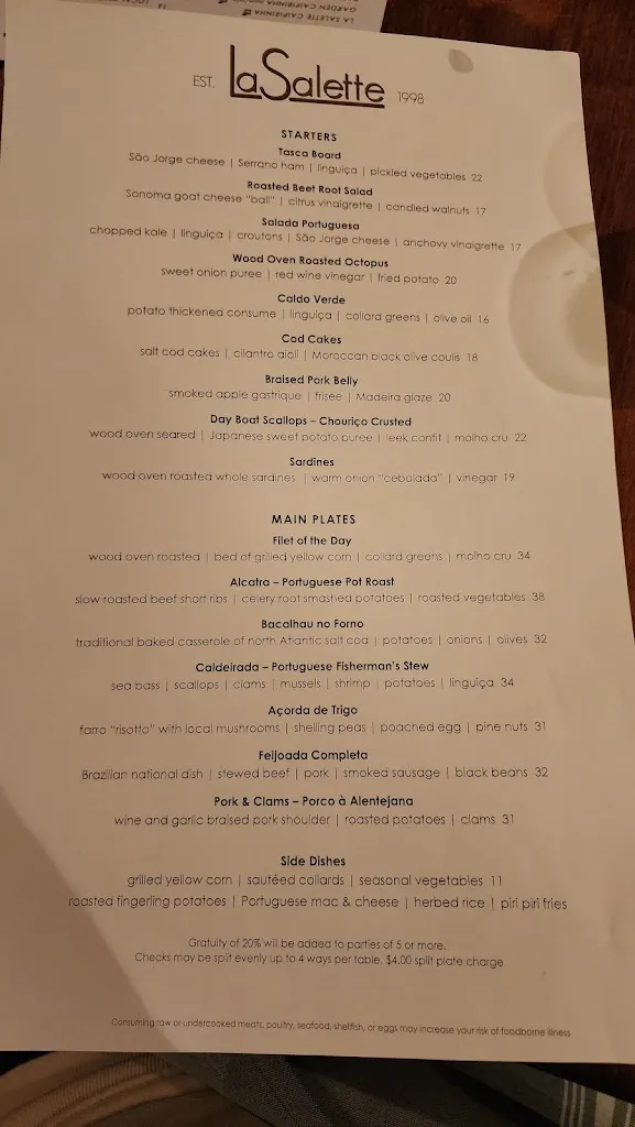 Menu_LaSalette Restaurant_Sonoma, CA_image_old_3