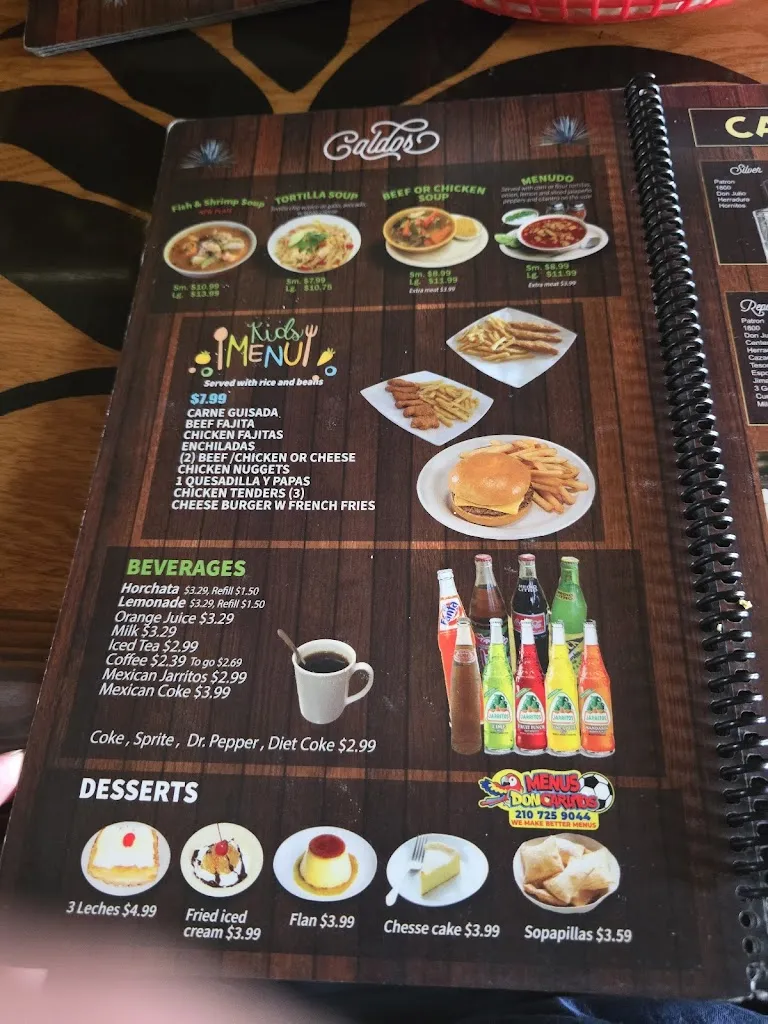 Menu_Los Tres Magueyes Cantina & Grill_Temple, TX_image_old_2
