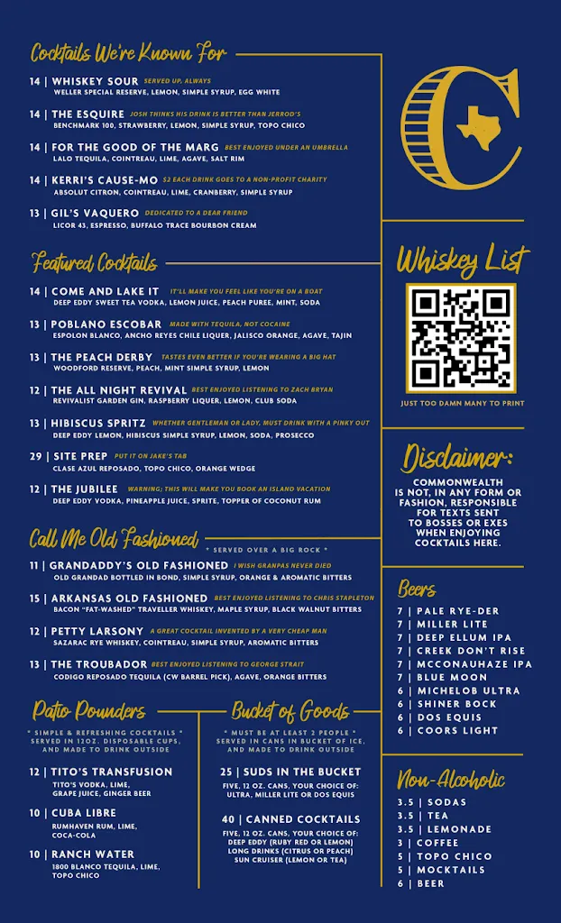 Menu_The Commonwealth Texas_Temple, TX_image_old_3