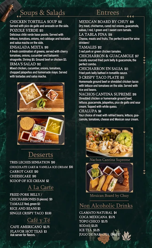 Menu_Cantina 1948_Temple, TX_image_old_2