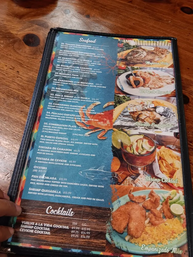 Menu_El Puerto de Jalisco_Temple, TX_image_old_1