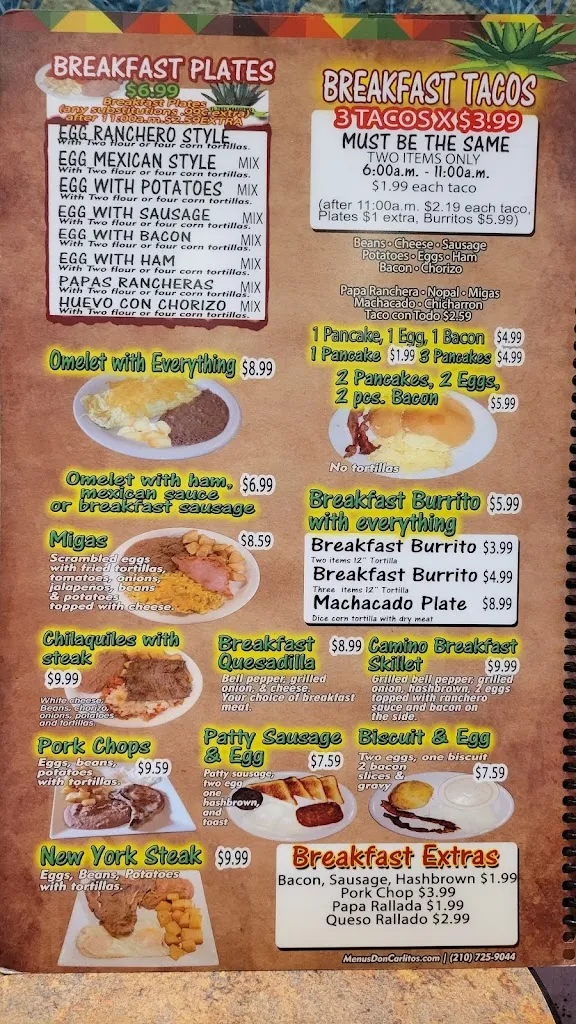 Menu_Tres Magueyes 1_Temple, TX_image_old_1