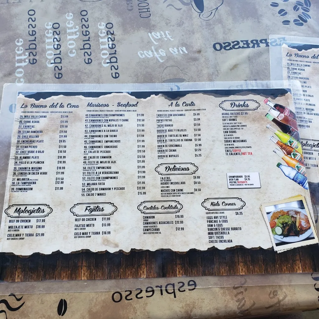 Menu_Villa Cariño Mexican Food & Mariscos_La Puente, CA_image_old_1