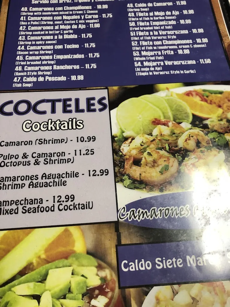 Menu_Villa Cariño Mexican Food & Mariscos_La Puente, CA_image_old_2