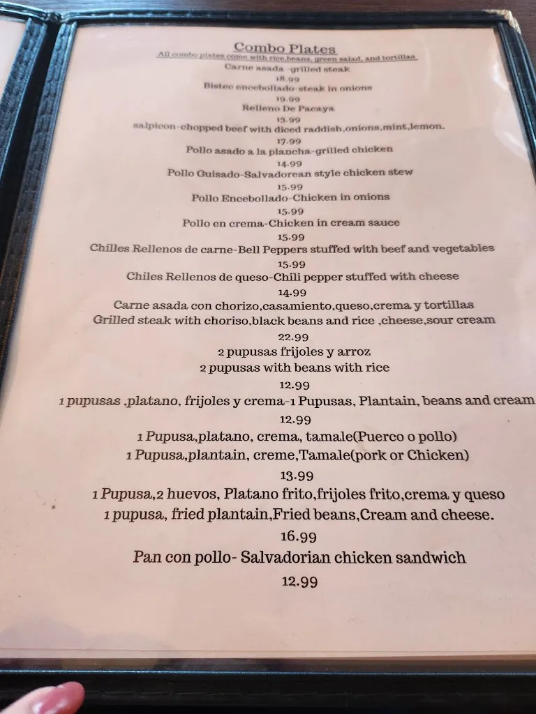 Menu_Lajamaya Salvadorean Restaurant_La Puente, CA_image_old_2