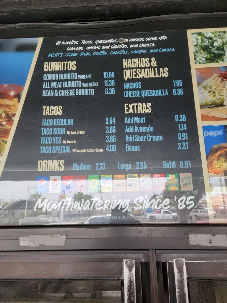 Menu_Boca Del Rio_La Puente, CA_image_old_2