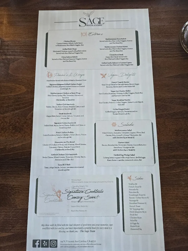 Menu_Sage Social Eatery - Covina_Covina, CA_image_old_1