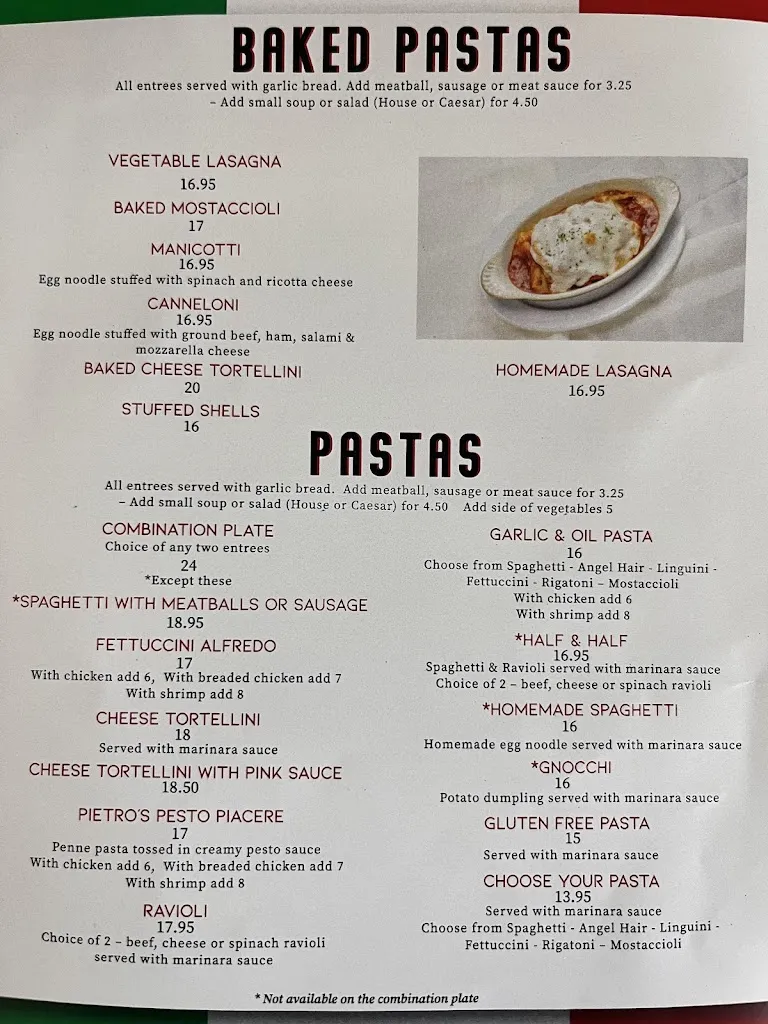 Menu_Avolio's Italian Restaurant_Covina, CA_image_old_2