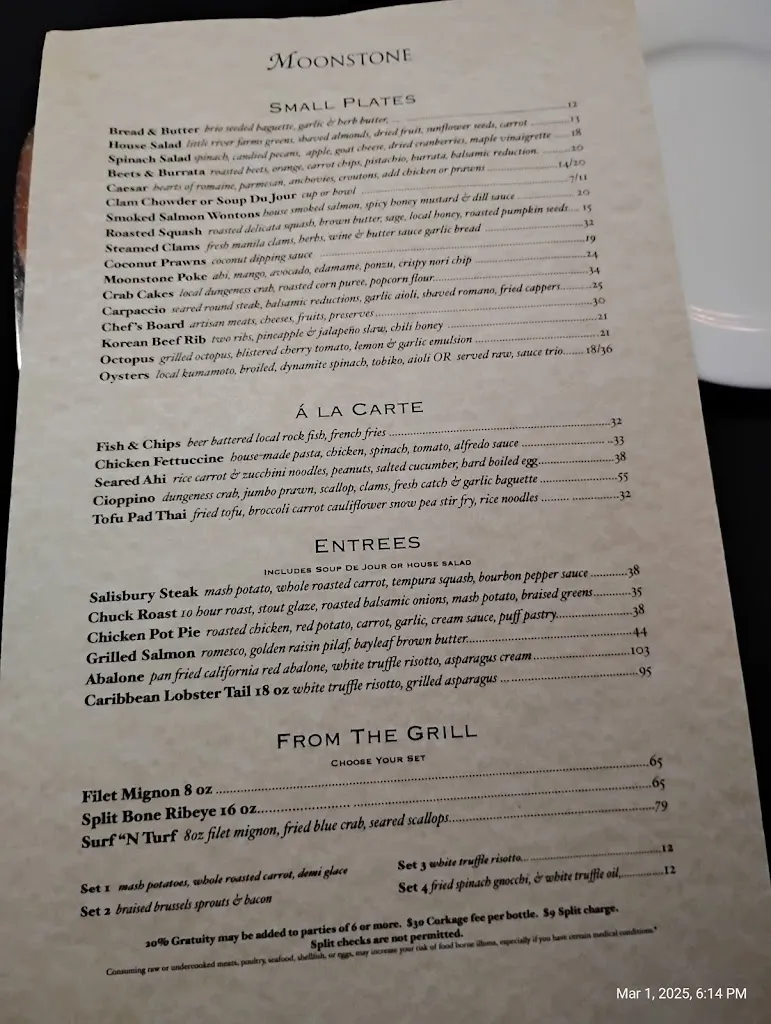 Menu_Moonstone Grill_Trinidad, CA_image_old_2