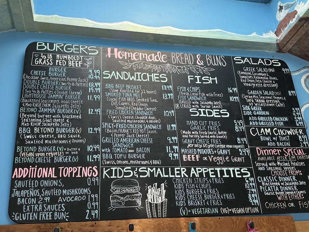 Menu_The Lighthouse Grill_Trinidad, CA_image_old_1