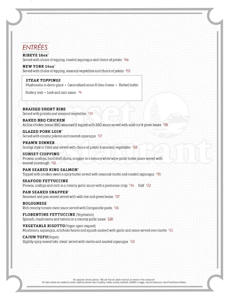 Menu_Sunset Restaurant_Trinidad, CA_image_old_2