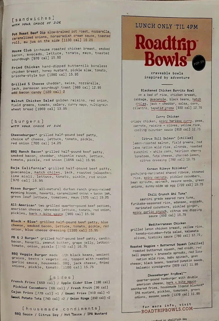 Menu_Lazy Dog Restaurant & Bar_West Covina, CA_image_old_2