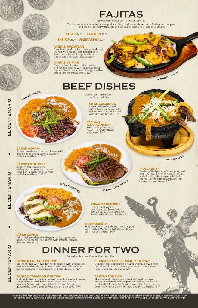 Menu_El Centenario Family Mexican Restaurant_Ault, CO_image_old_3