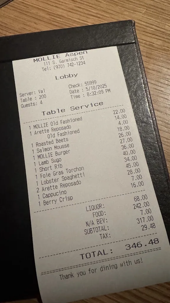 Tanya Zislis_MOLLIE Restaurant & Bar_Aspen, CO_review