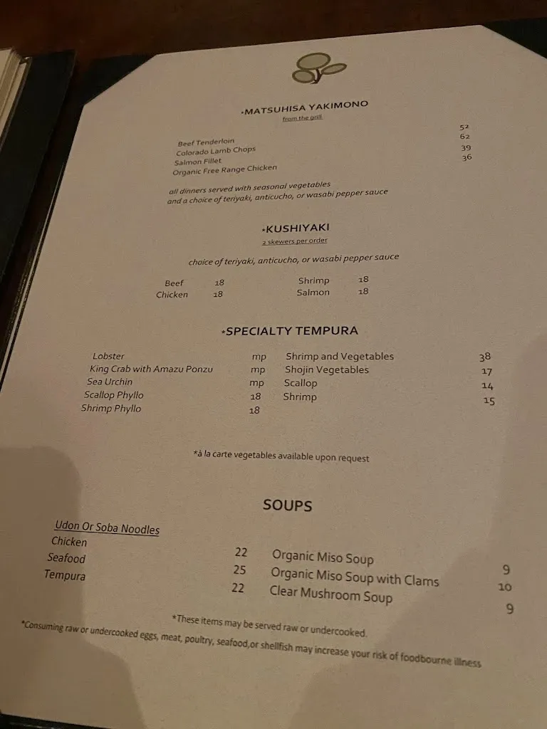 Menu_Matsuhisa_Aspen, CO_image_old_1