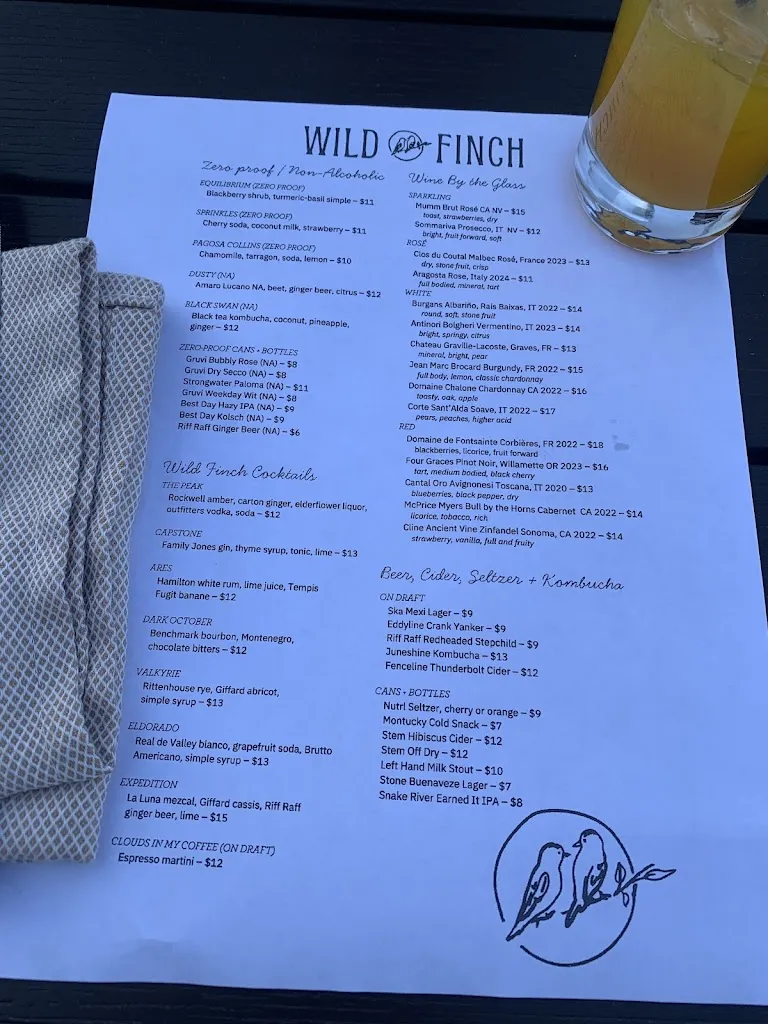 Menu_Wild Finch_Pagosa Springs, CO_image_old_3