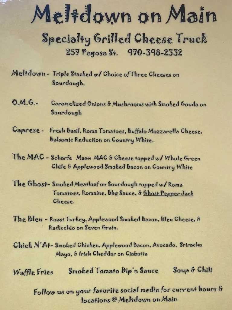 Menu_Meltdown on Main_Pagosa Springs, CO_image_old_2
