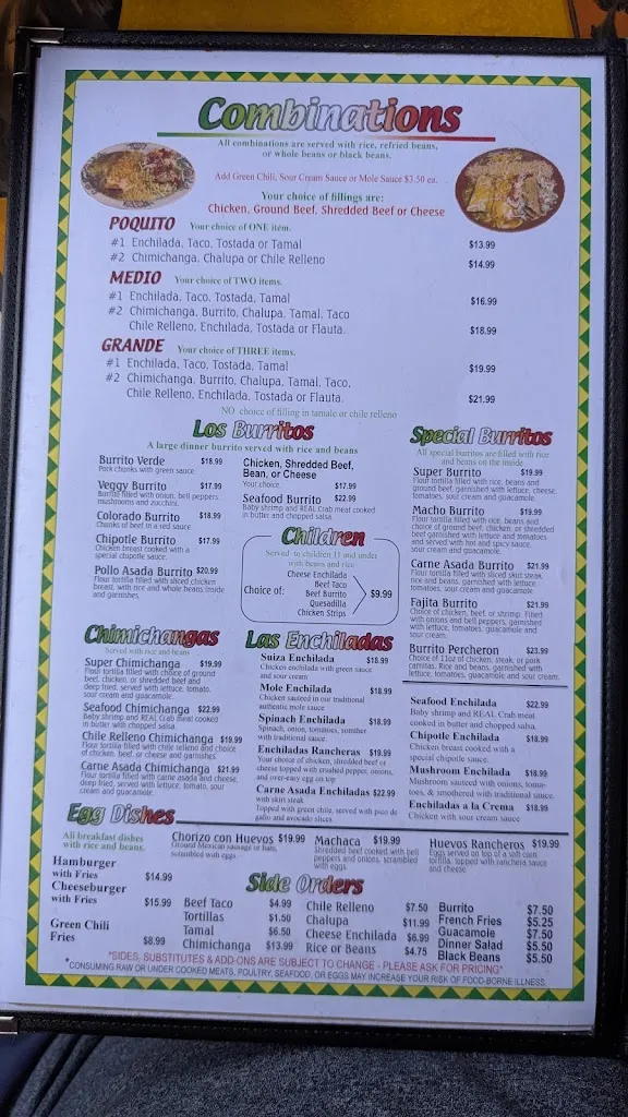 Menu_Tequila's Pagosa_Pagosa Springs, CO_image_old_1
