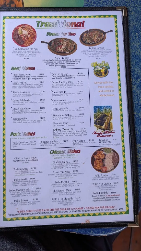 Menu_Tequila's Pagosa_Pagosa Springs, CO_image_old_2
