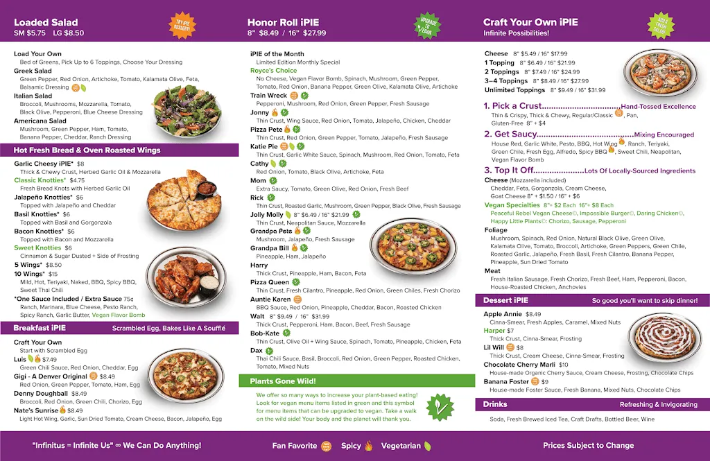 Menu_Infinitus Pie Broomfield_Broomfield, CO_image_old_1