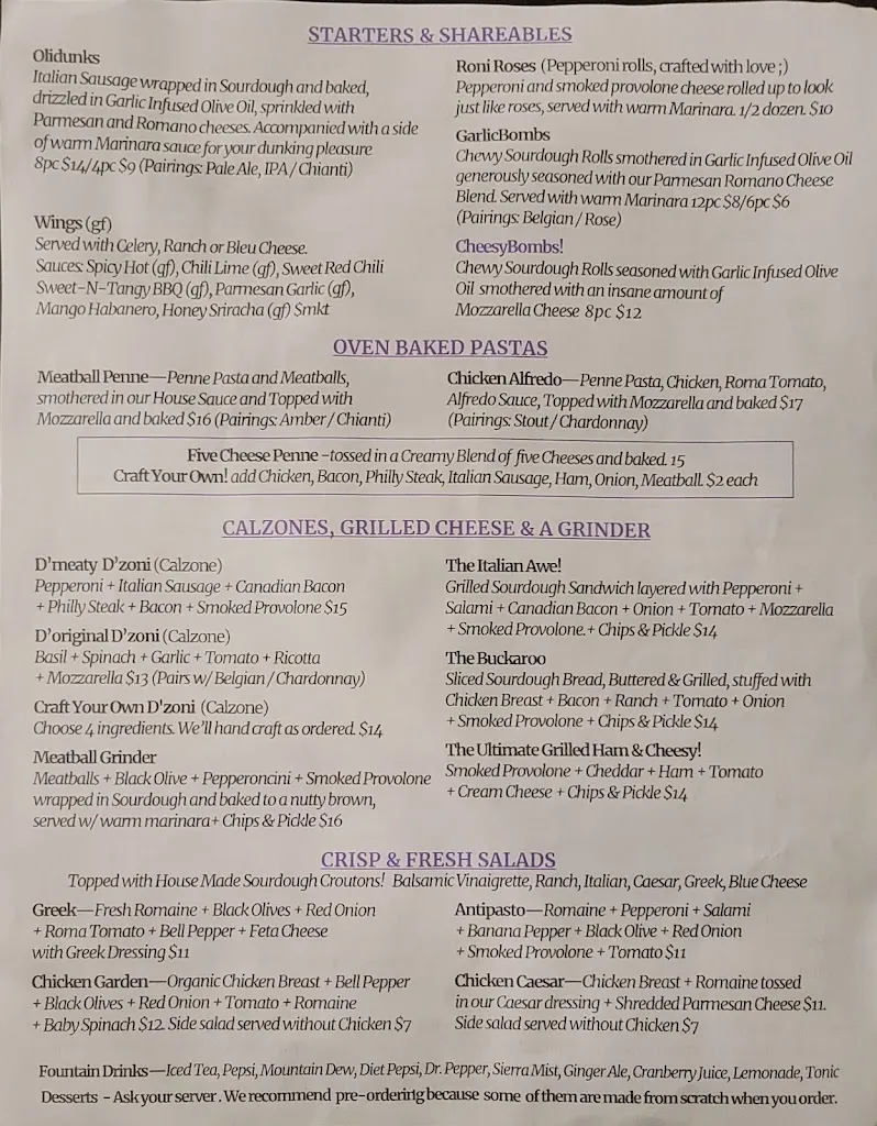 Menu_Double D's Sourdough Pizzeria & Taphouse_Broomfield, CO_image_old_3