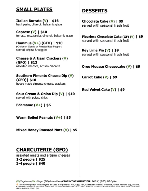 Menu_Erie Social Club_Erie, CO_image_old_1