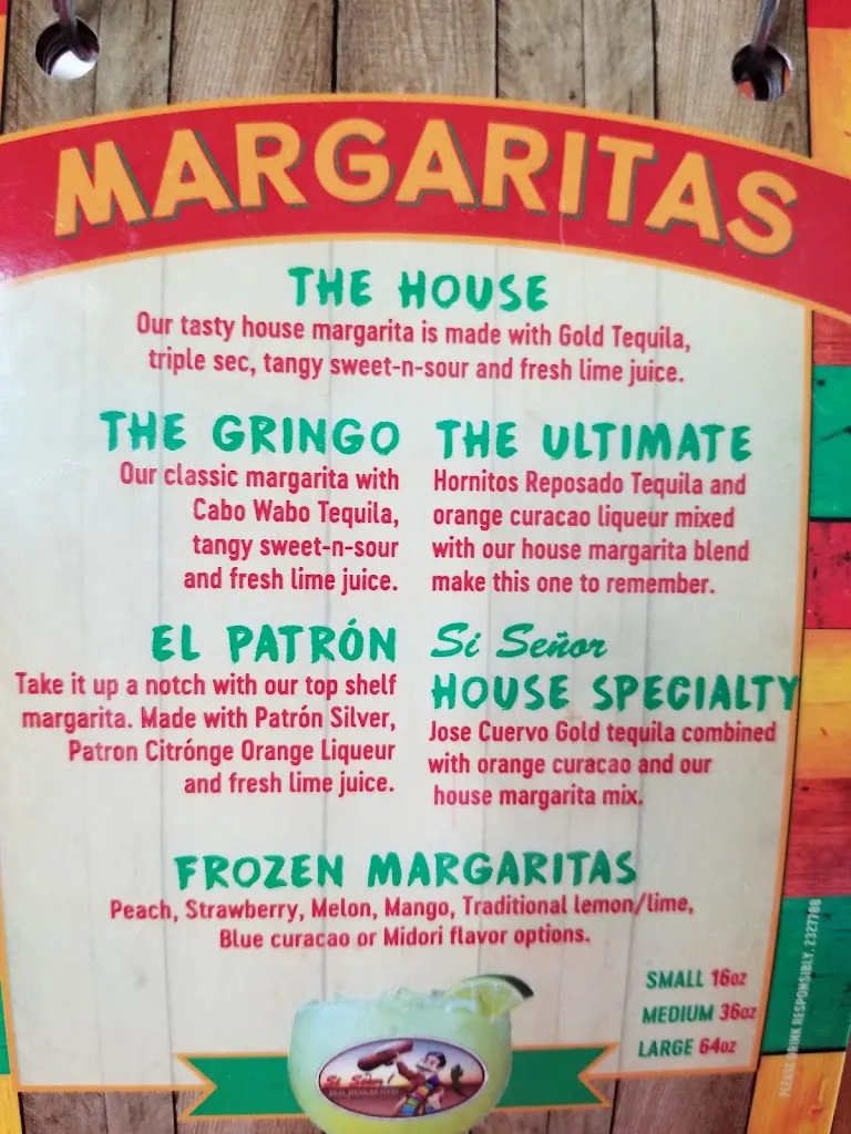 Menu_Si Señor! Mexican Food_Erie, CO_image_old_3