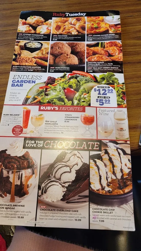 Menu_Ruby Tuesday_Pueblo, CO_image_old_1