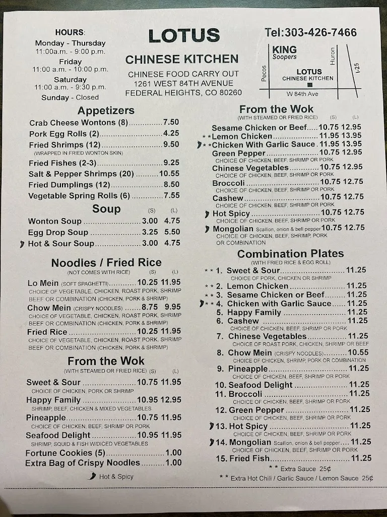 Menu_Lotus Chinese Kitchen_Denver, CO_image_old_1