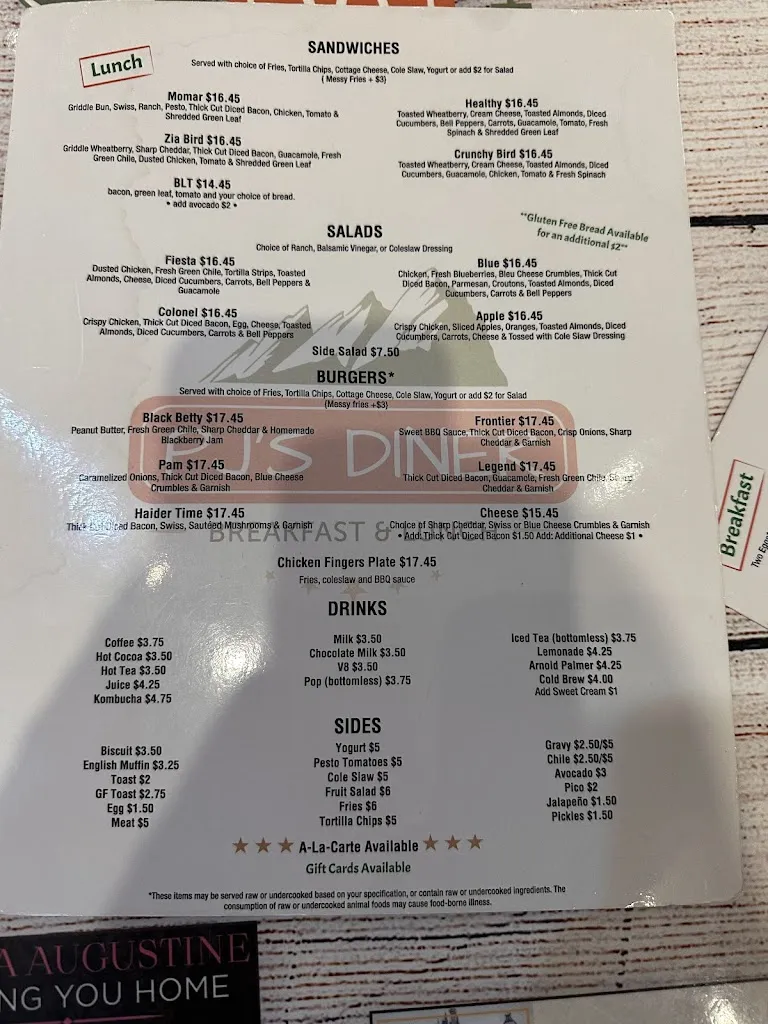 Menu_PJ’s Diner_Superior, CO_image_old_1