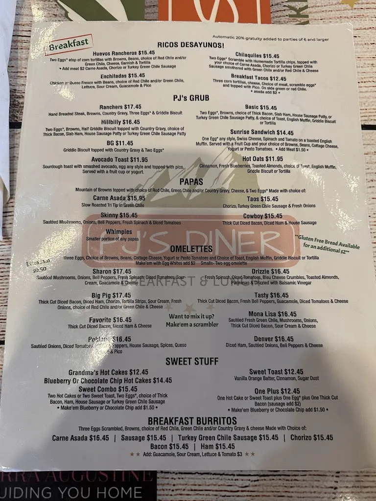 Menu_PJ’s Diner_Superior, CO_image_old_2