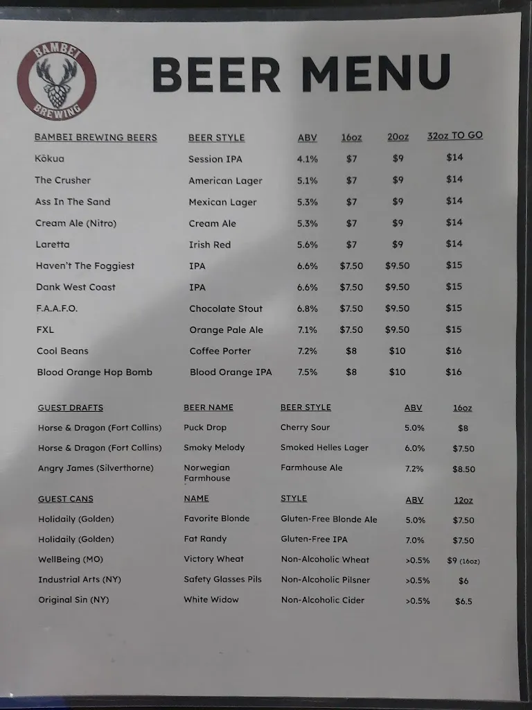 Menu_Bambei Brewing_Superior, CO_image_old_1
