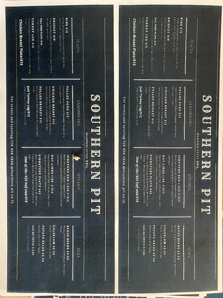 Menu_Southern Pit Memphis Style BBQ_Thornton, CO_image_old_1