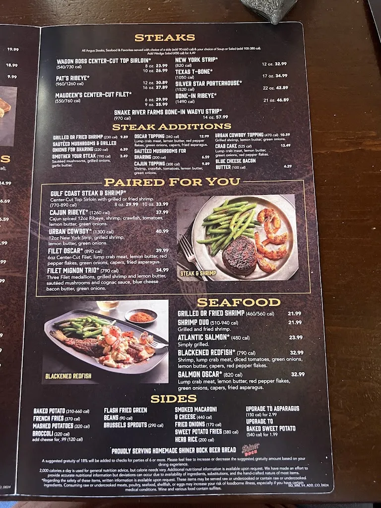 Menu_Saltgrass Steak House_Westminster, CO_image_old_1