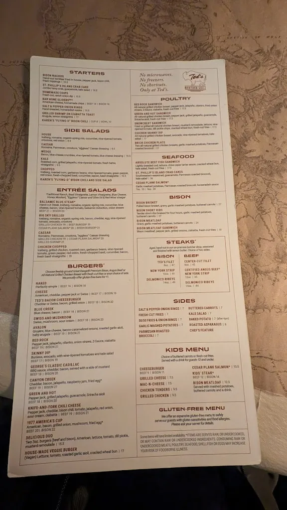 Menu_Ted's Montana Grill_Westminster, CO_image_old_1