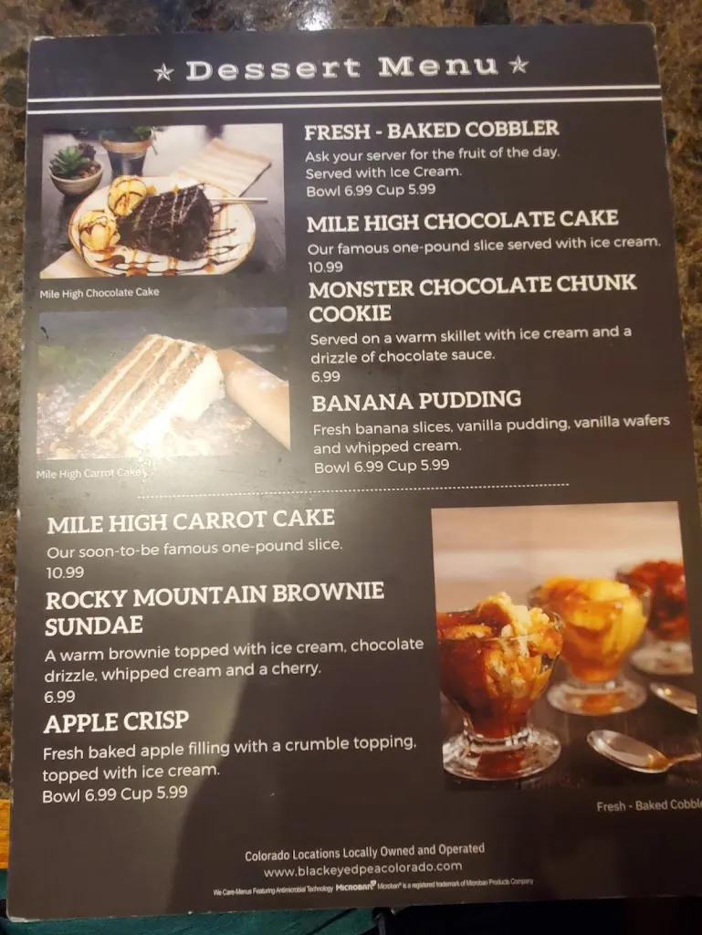 Menu_Black Eyed Pea_Westminster, CO_image_old_3