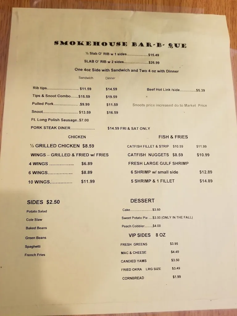 Menu_Smokehouse BBQ_St. Louis, MO_image_old_2