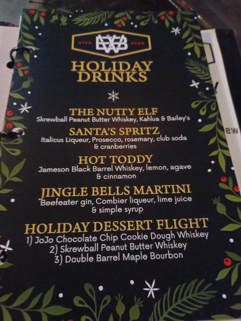 Menu_Whiskey Barrel_Stratford, CT_image_old_2