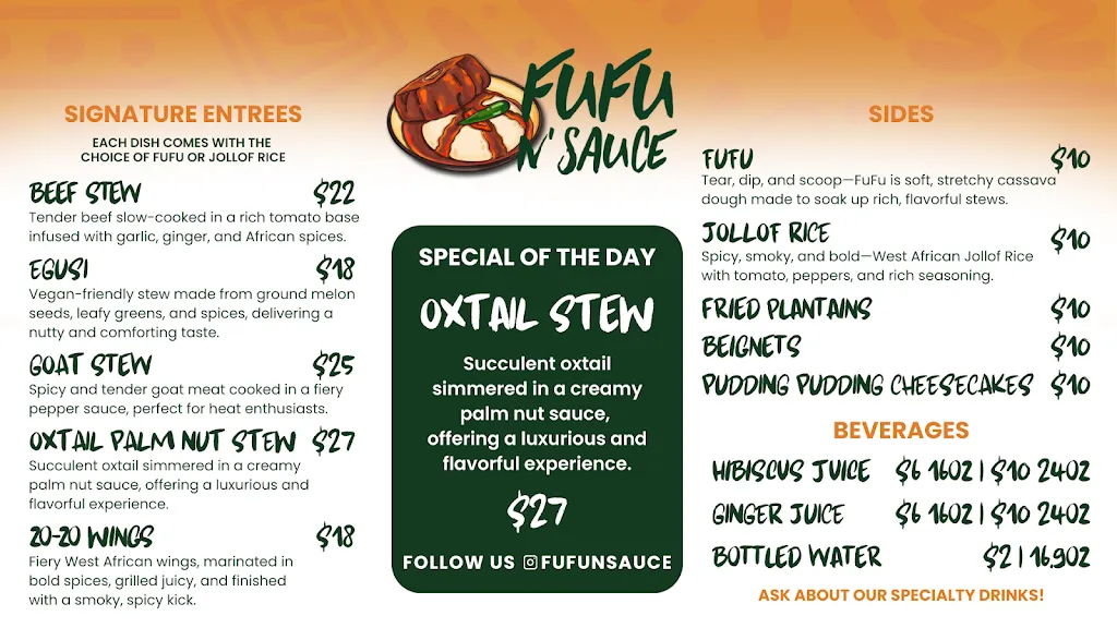 Menu_FUFU N' SAUCE_University City, MO_image_old_1