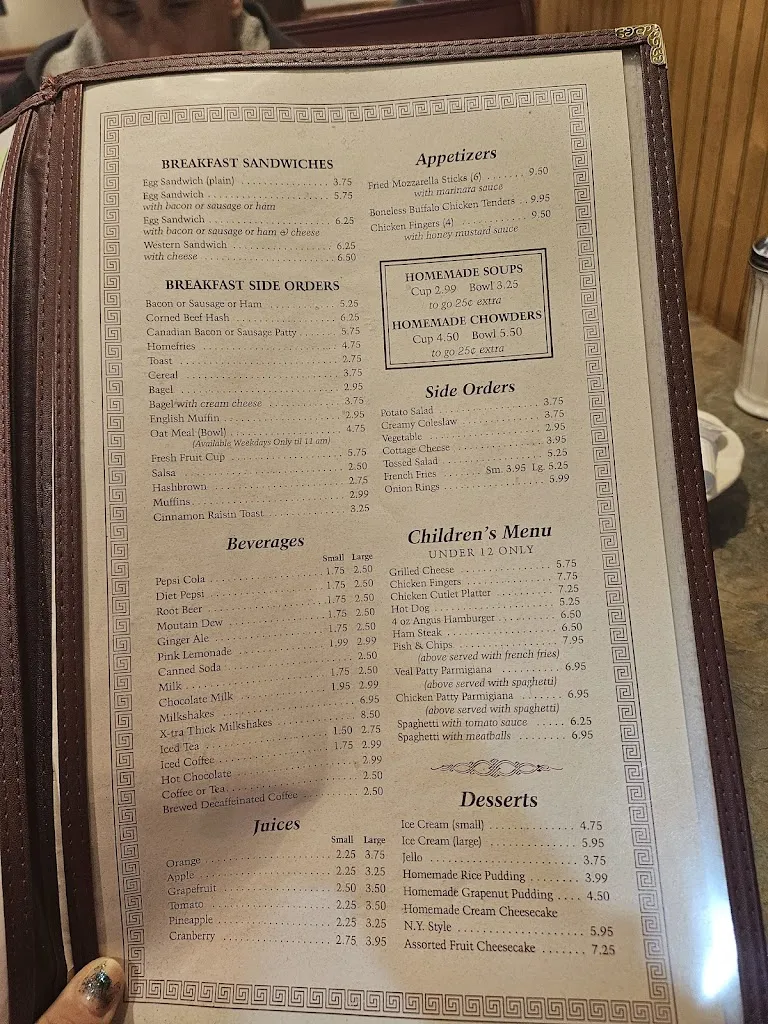 Menu_Cozy Corner Restaurant_Brooklyn, CT_image_old_1